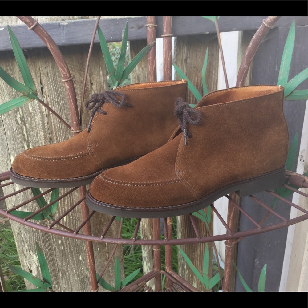 Cole Haan Amazonas Brown Suede Chukka Boots